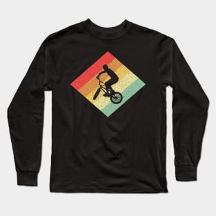 Retro Vintage 80s BMX Gift For BMX Riders Long Sleeve T-Shirt